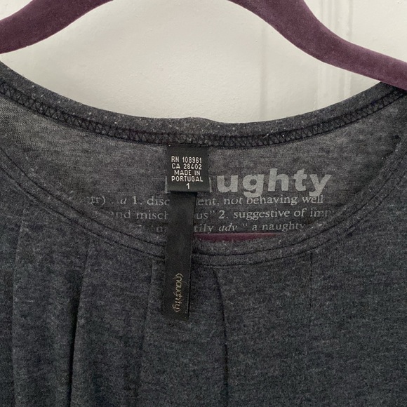 Naughty grey tunic - Picture 3 of 3